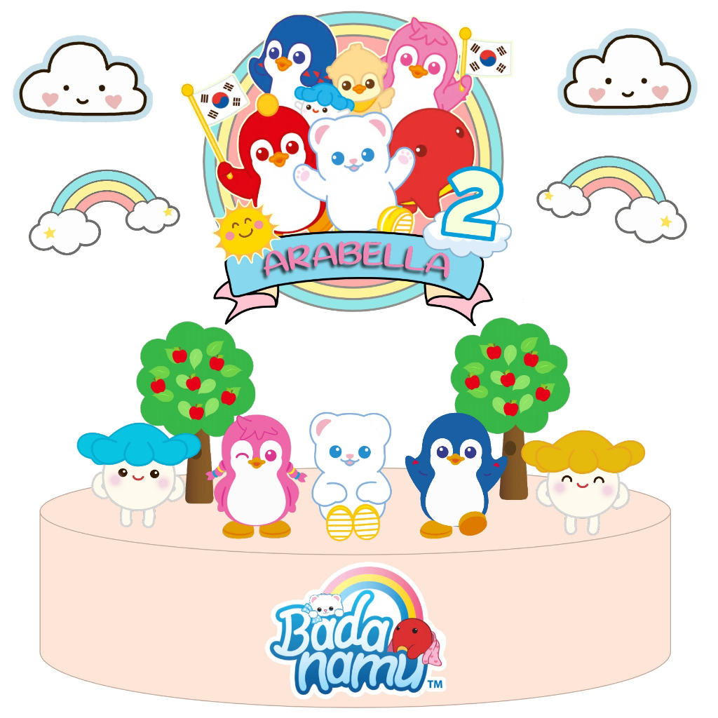 CAKE TOPPER HIASAN KUE BADANAMU