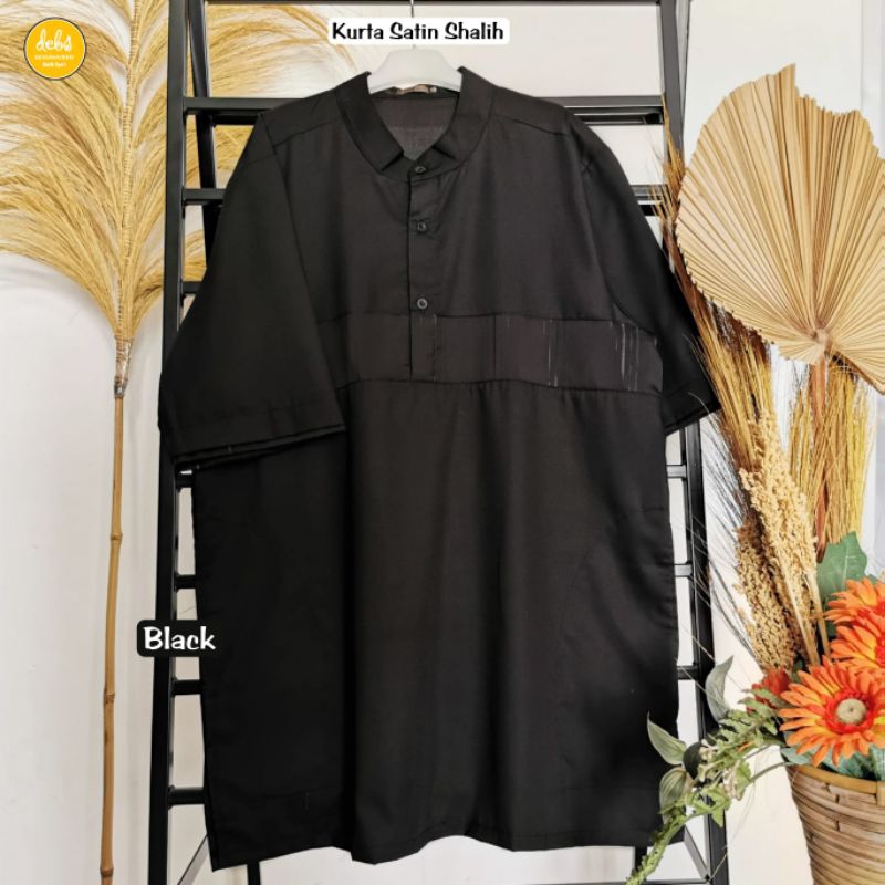 Shalih Satin Kurta Dewasa by Asiyah Nazly / Kurta Dewasa / Kurta Couple / Koko Dewasa / Family Set /