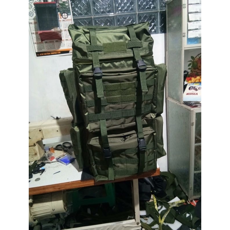 Tas Ransel Rider army 80/100L super jumbo berkuwalitas Raider tni polri