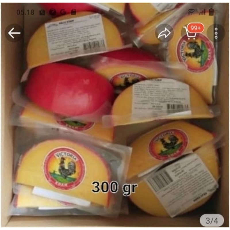 

Keju Edam Kemasan100 Gram Keju Bola Edam Victoria Holand keju Edam 100 gram