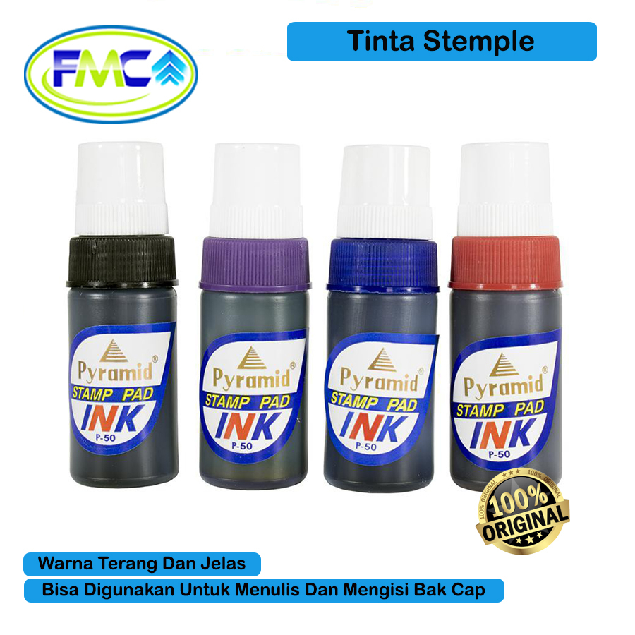 Tinta Stampel Permanen Refill Isi Ulang Stamp Pad Stample Cap Permanent Original Premium Quality