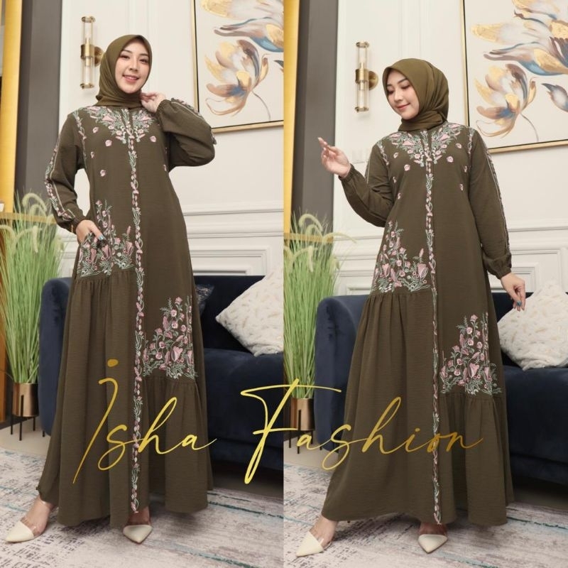 Gamis Krinkel Bordir Maroko 02