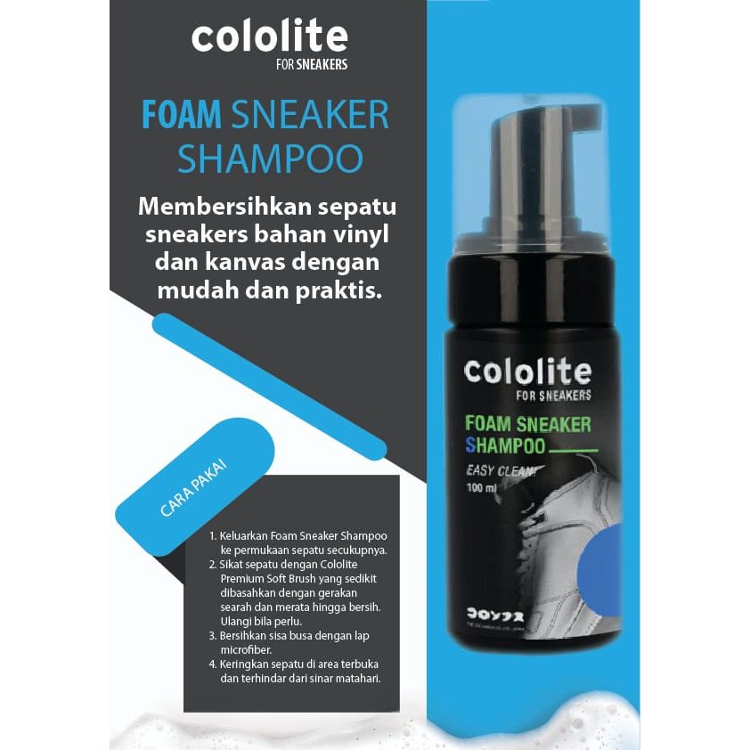 Ktmstore Shoe Foam Cleaner Shampoo Pembersih Sneaker Cuci Sepatu 100ml Cololite