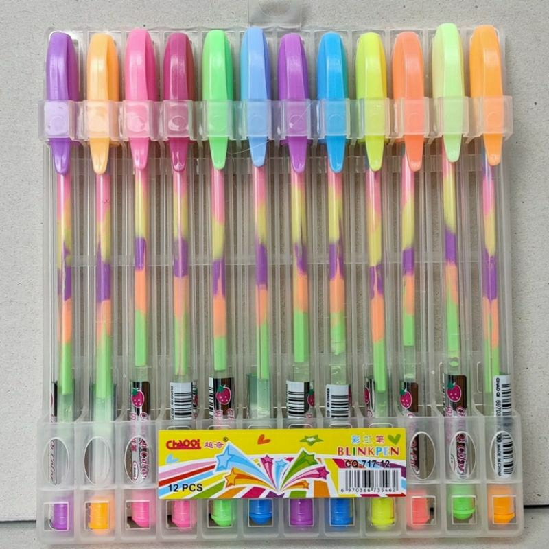 

MG - PULPEN GEL RAINBOW 12 PCS