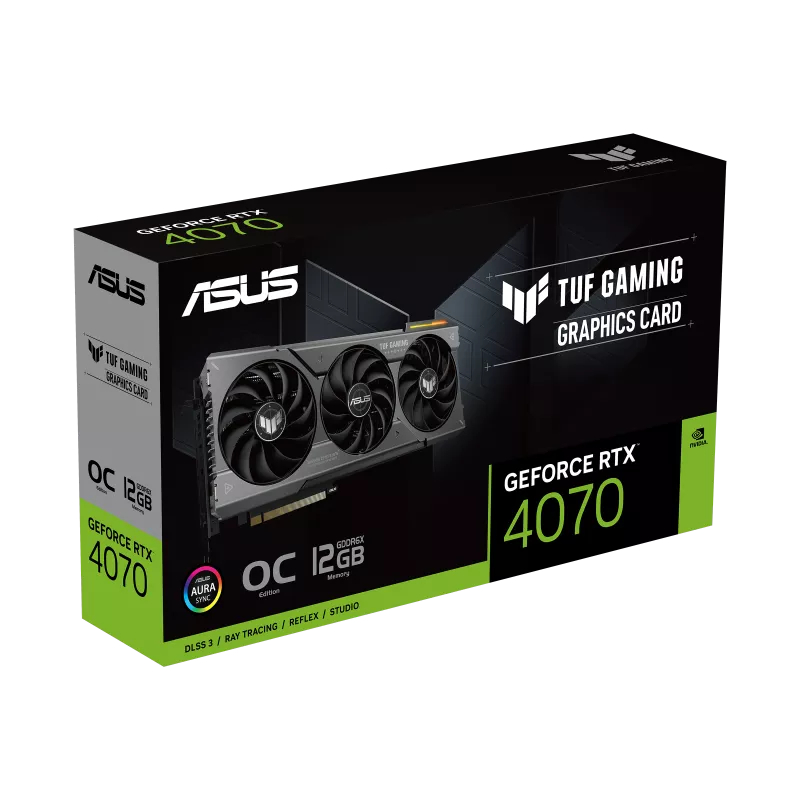 VGA ASUS GeForce RTX 4070 12GB GDDR6X TUF GAMING OC | RTX4070 DDR6X