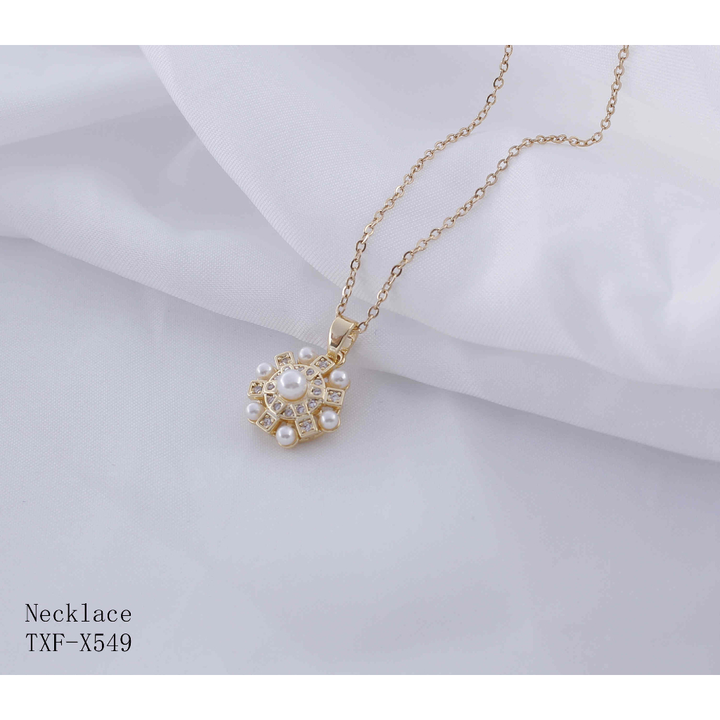 Kalung Titanium Permata Cantik Perhiasan Fashion 560/549/562/564