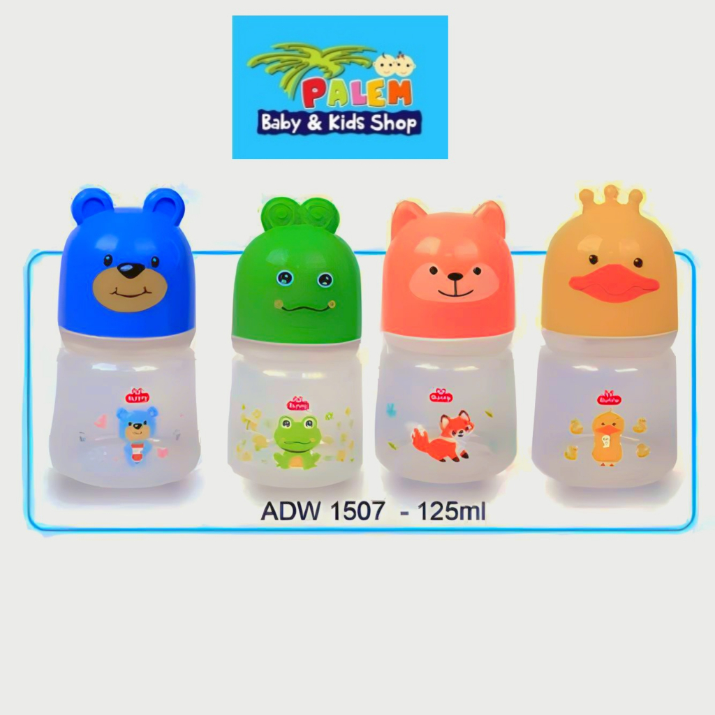 Lusty Bunny Feeding Bottle Botol Susu Reguler Dot Bulat Animal Karakter 125ml