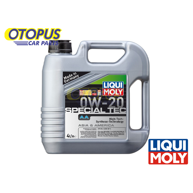 LIQUI MOLY OLI MESIN MOBIL BENSIN 0W-20 4 LITER 9705