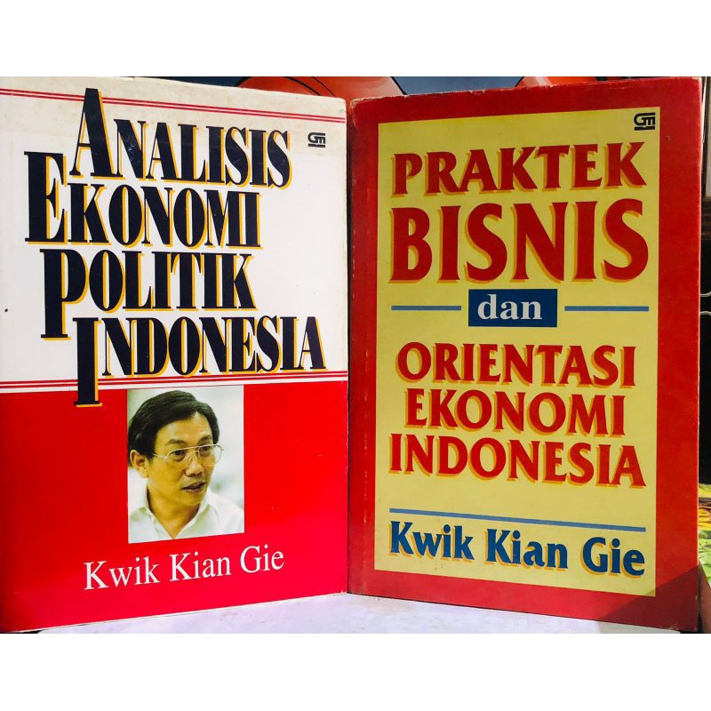 paket 2 buku motivasi, Ekonomi, Bisnis. Kwik Kian Gie.
