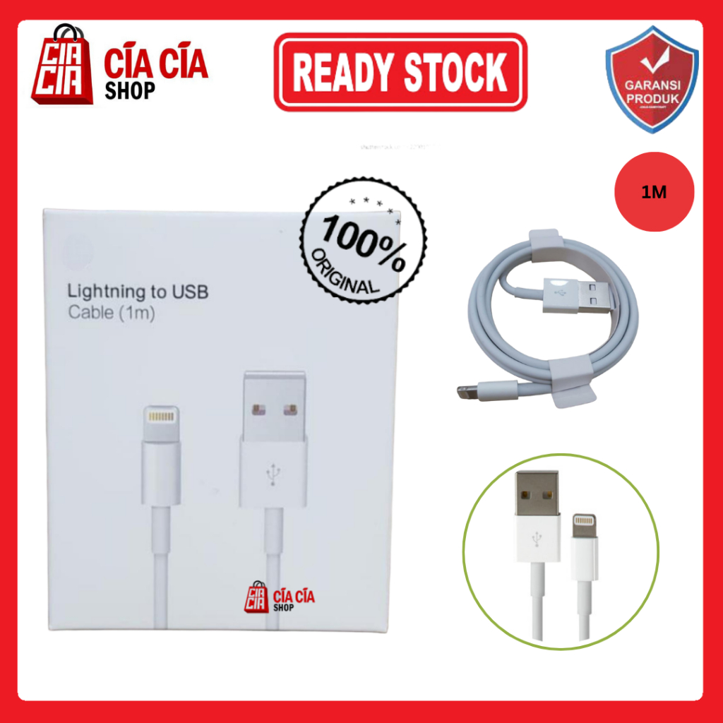 Kabel Data Lighting Kabel Charger Usb Lighting 1M 2M Charging Cable Lighting