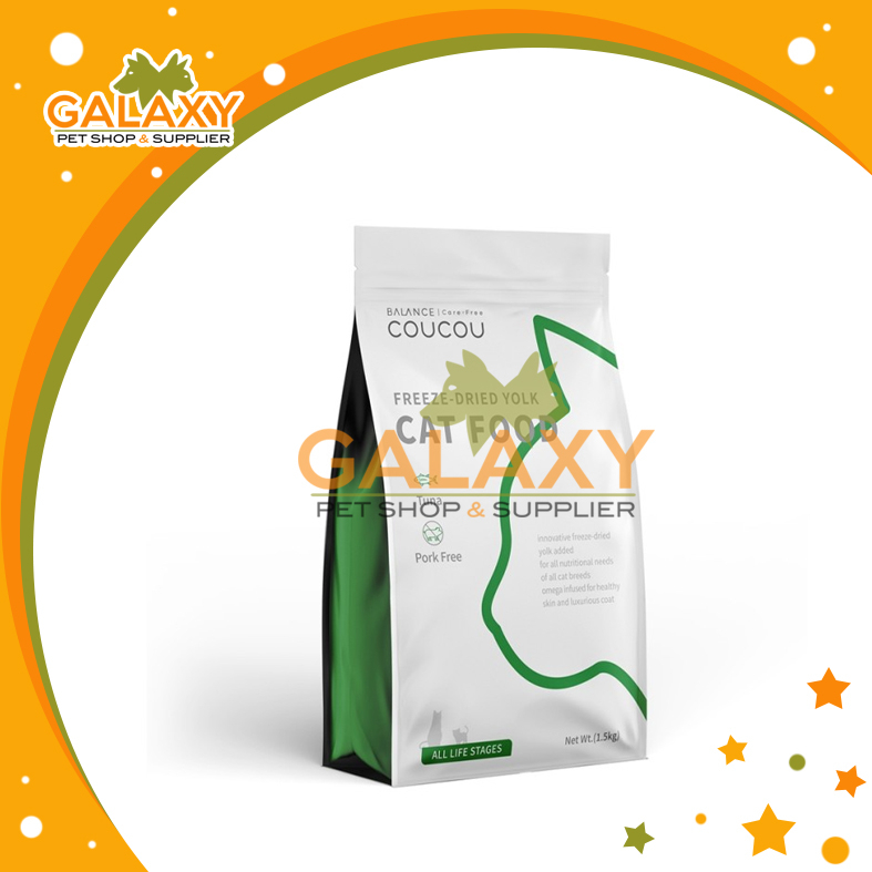 COUCOU Dry Food 1,5Kg - Makanan Kering Kucing