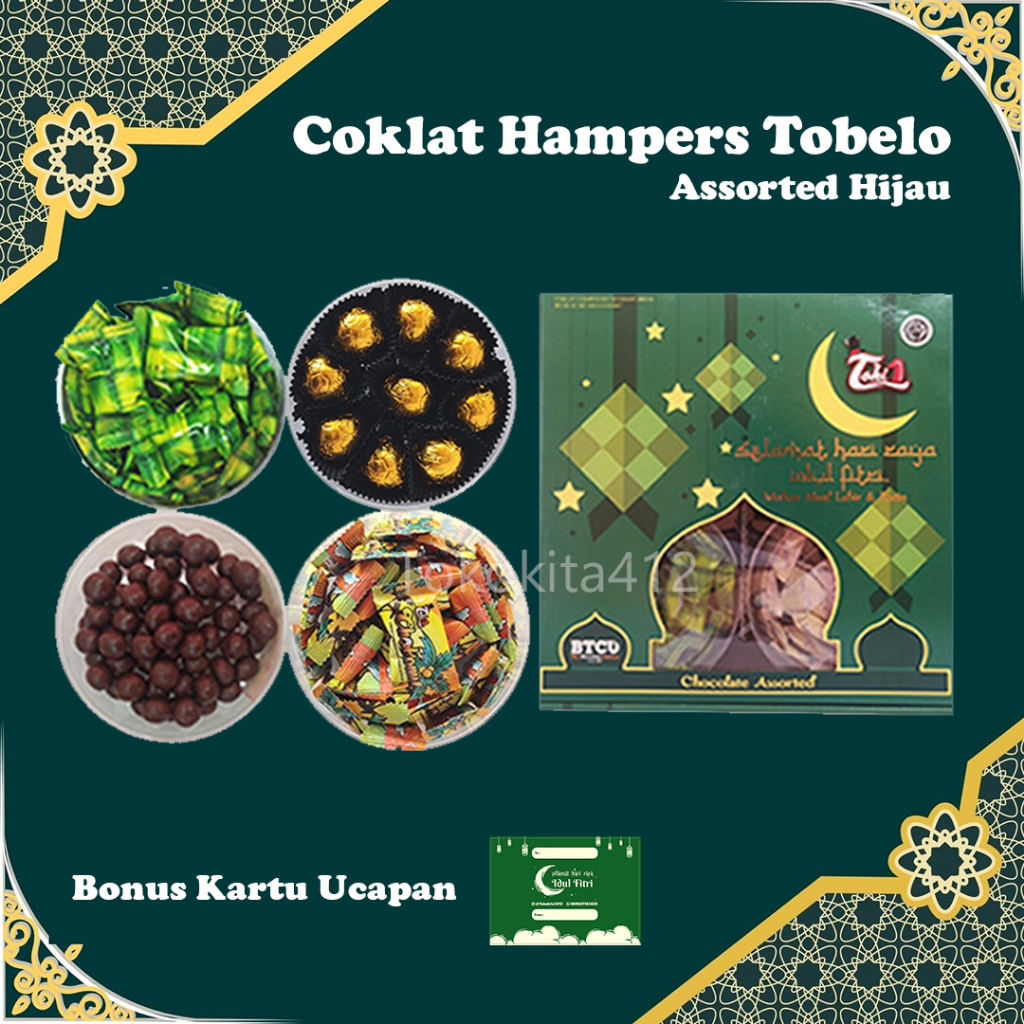 Hampers Lebaran Coklat Tobelo Toki Chocolate Assorted