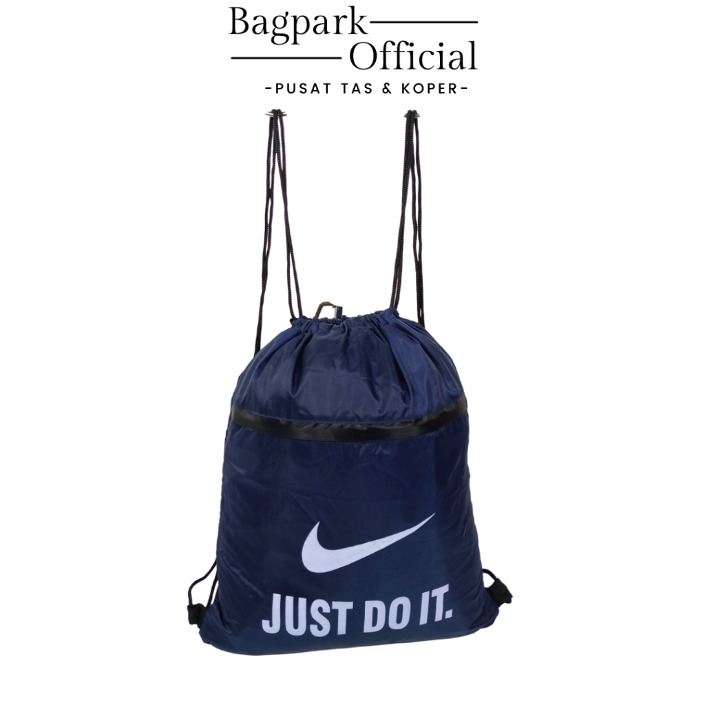 Tas Ransel Serut Waterproof Tas Punggung Keren Trendy Tas Futsal Pria Tas Serut Wanita Motif Simple Tas Serut Murah