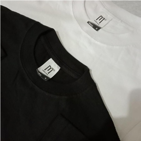 KAOS POLOS HEAVY MERK MERCHONS - PUTIH