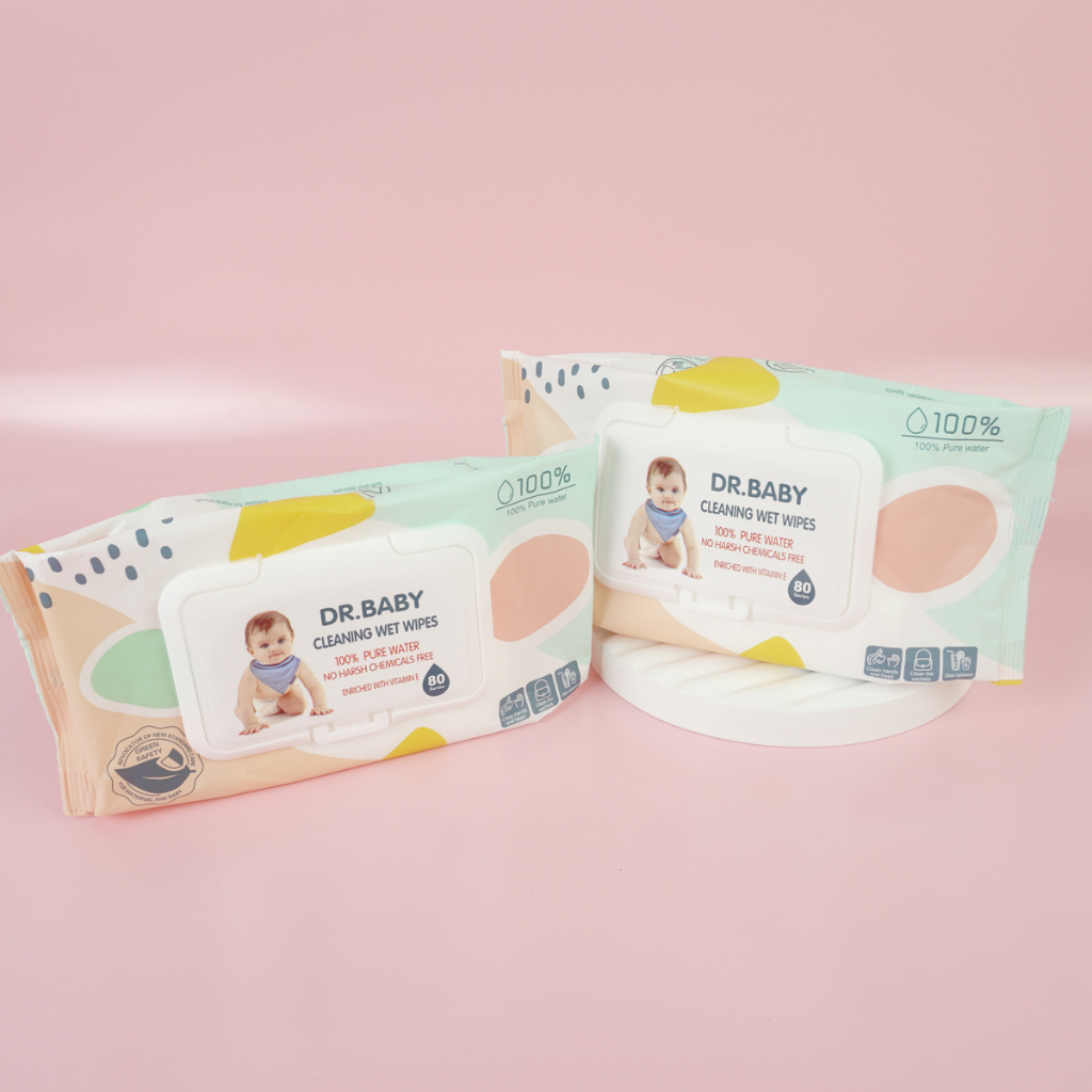 Tissue basah bayi tanpa alkohol dan pewangi 80s / Baby wipes 80s