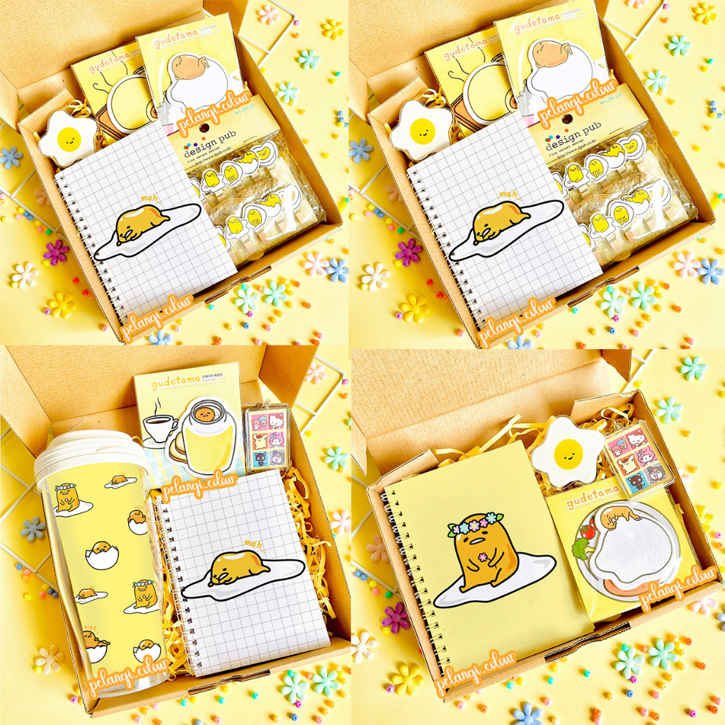 

RB Hampers Gudetama / Gift Box Gudetama / Paket Kado Gudetama