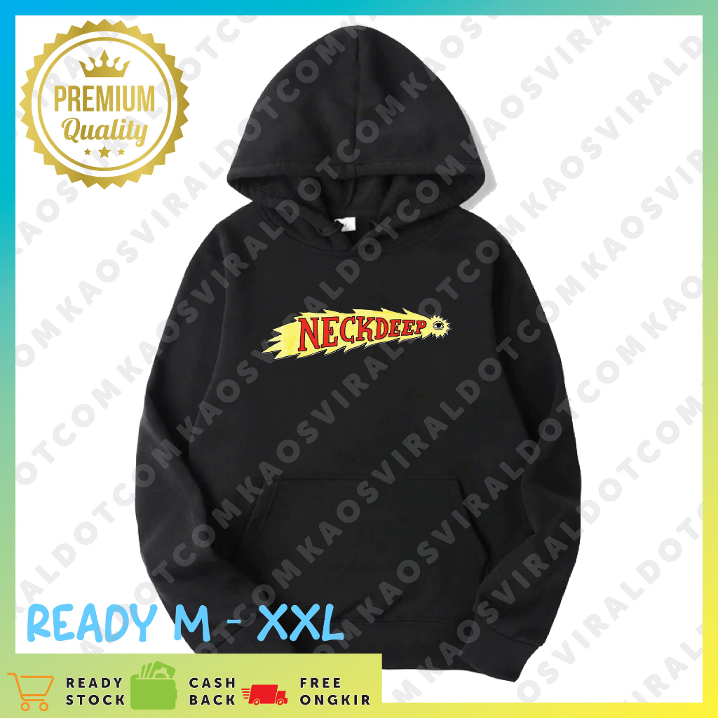 JACKET HOODIE BAND NECK DEEP LOGO PETIR HOODIE JUMPER UNISEX