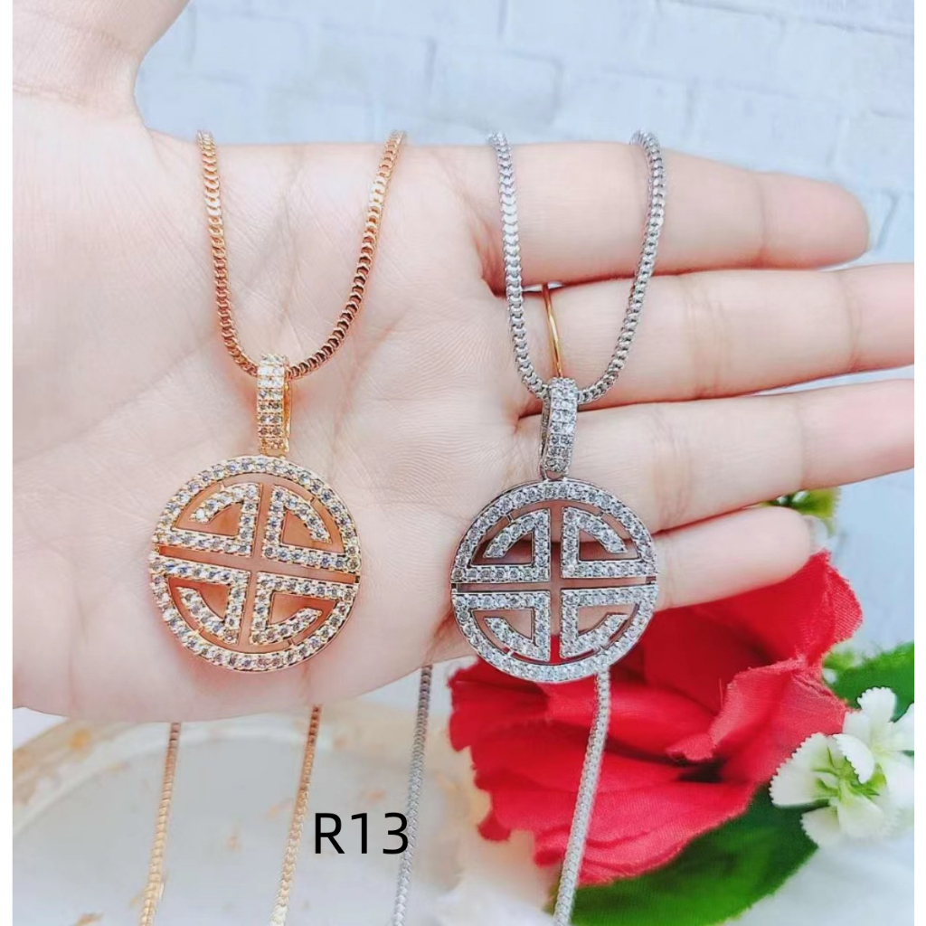 Kalung Xuping Mata Full Lapis Emas Perhiasan Fashion R13/14