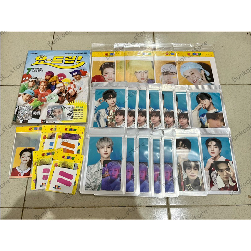 NCT DREAM CANDY SHARING FULLSET SHOPPER BAG ACRYLIC KEYRING CHARACTER MAGNET PHONE TAG STRAP POSTCAR