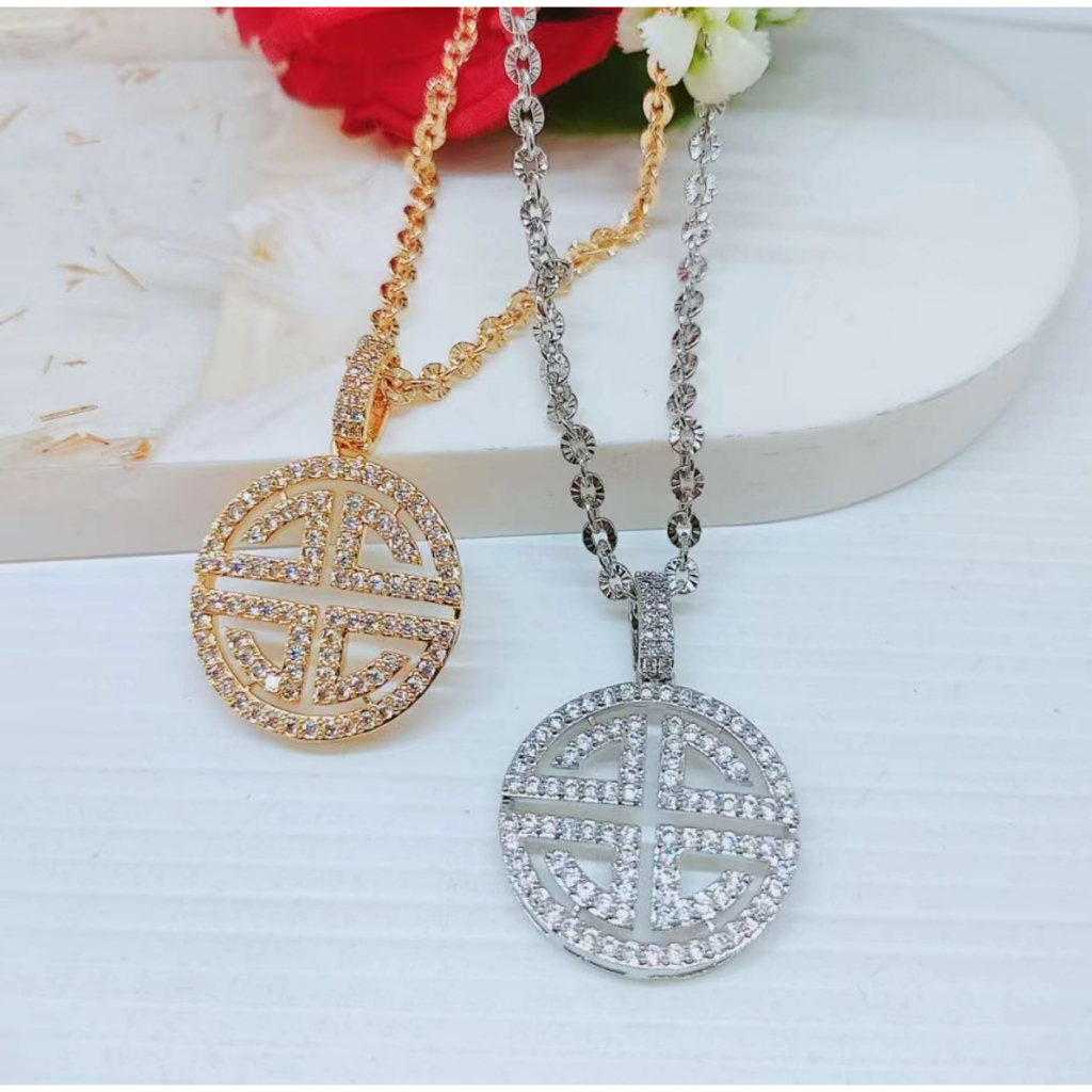 Kalung Xuping Mata Full Lapis Emas Perhiasan Fashion R13/14