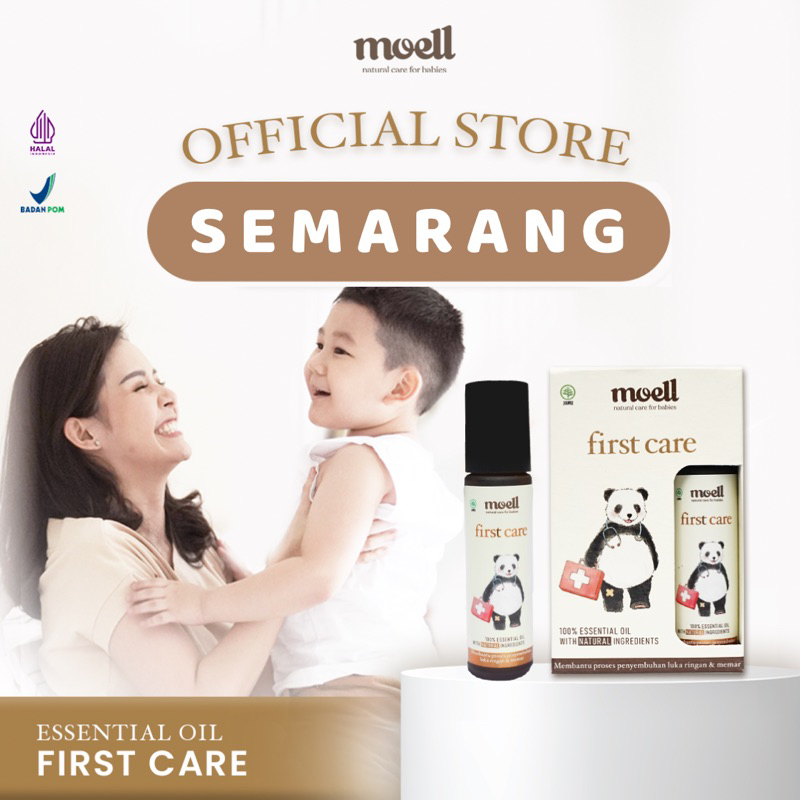 Moell First Care Natural Essential Oil / Untuk Luka Memar &amp; Bengkak / BPOM semarang