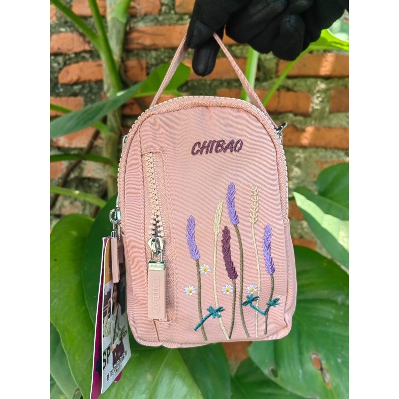 Tas selempang chibao original 5891-xc bahan suede