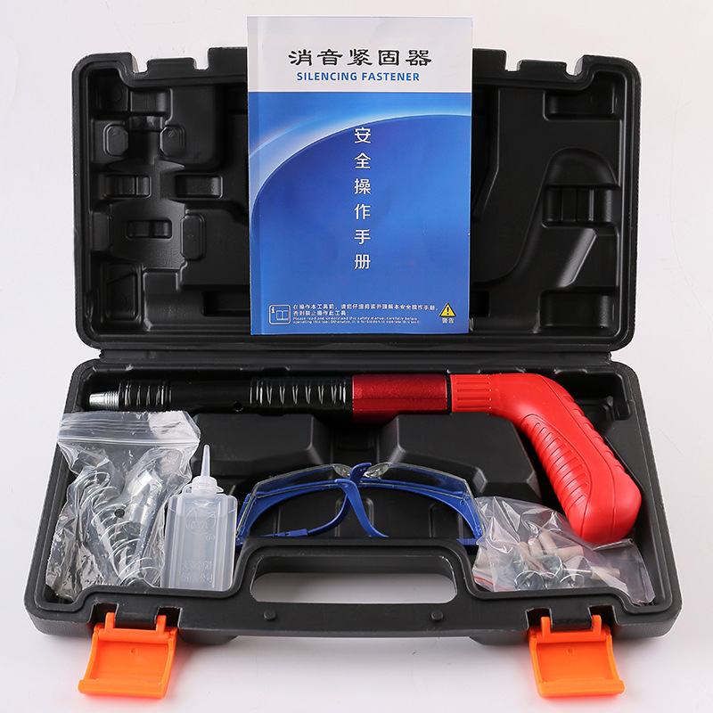 Alat Paku Keling Pistol Kuku Baja Manual Mini Alat Daya untuk Mesin Paku Keling Pengencang Dinding Rumah Slot Kawat Jangkar/alat paku tembak/perlengkapan pertukangan/nail gun cordless/nail gun pistol paku baja--Rivet Tool Manual Steel Na