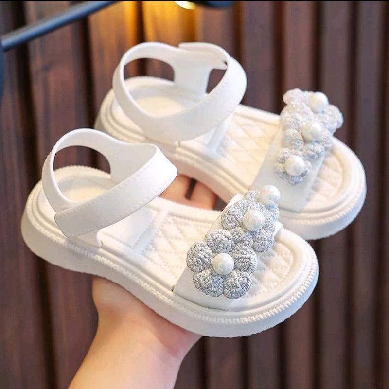 Sandal anak perempuan terbaru Sandal import Alina size 24-35 sepatu sandal aak wanita trendy lempuk nyaman