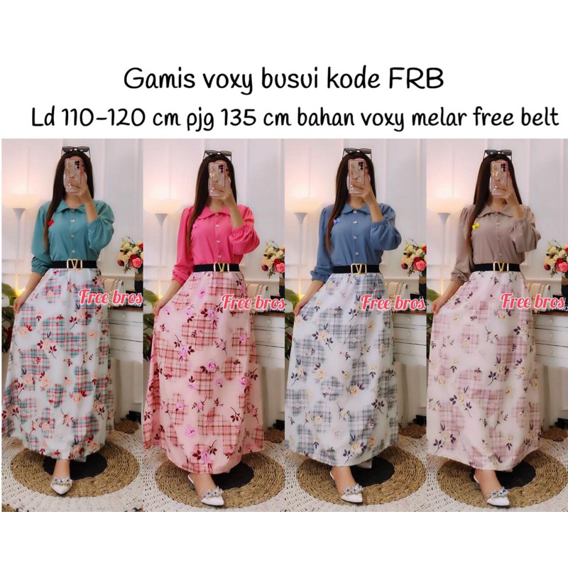 Gamis voxy busui kode frb