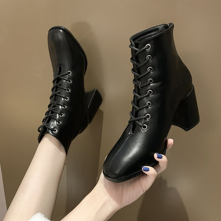 ✅PINKEY P165 Sepatu Boots Import Murah Wanita Terkini Flat Korea Model Tali