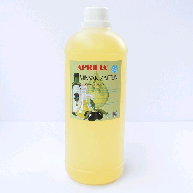 MINYAK  ZAITUN  APRILIA 1 LITER / minyak pijat urut