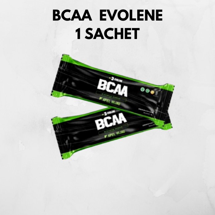 BCAA 1 SACHET EVOLENE - SUPLEMEN FITNESS - SUPLEMEN WORKOUT BPOM HALAL OFFICIAL STORE JAKARTA BCAAEVOLENE EVOLENEBCAA BRANCH CHAIN AMINO ACID ACIDS EVOLINE EVOLIN EVOLEN SURABAYA