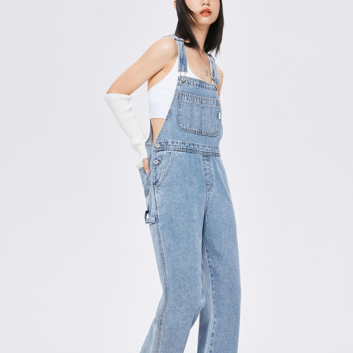 【cewek_id】Jeans Overalls Celana Jumpsuit Wanita Fashion/overall jeans wanita korean style celana jeans kulot wanita denim kekinian 2023