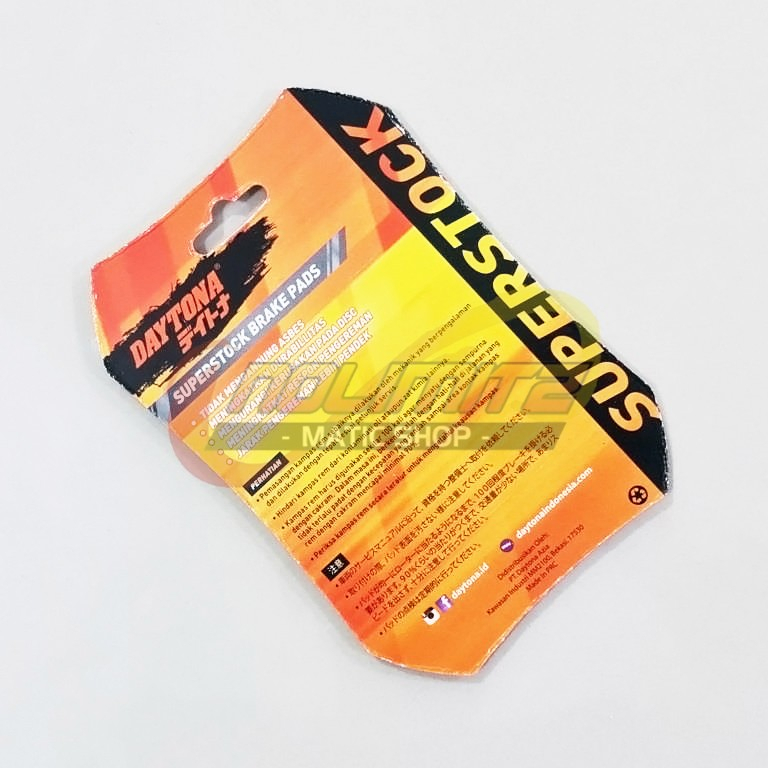 Kampas Rem Daytona Super Stock Depan Belakang ADV PCX 150 160 CBS