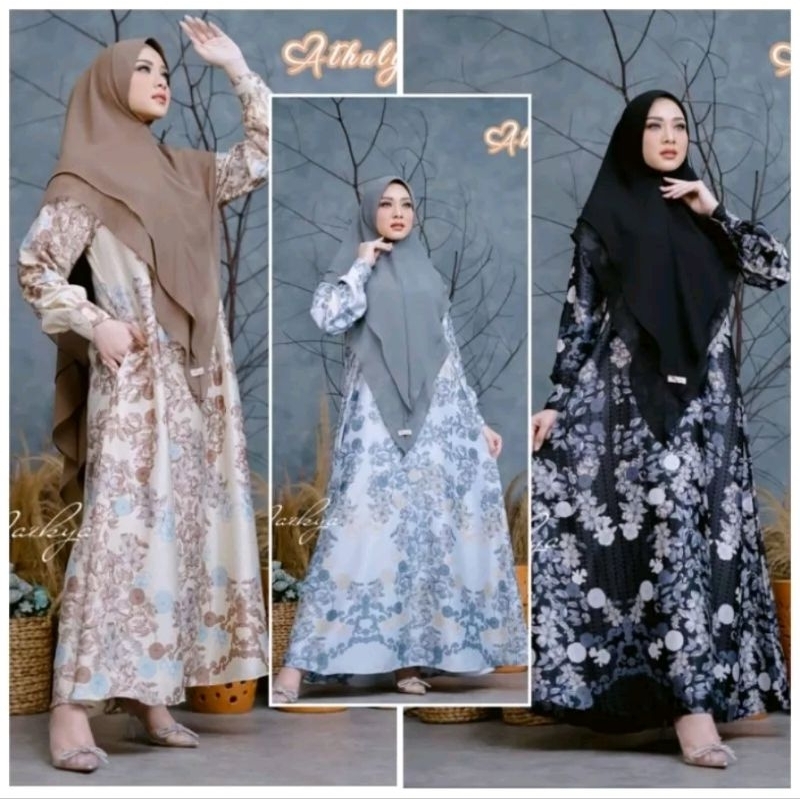 GAMIS ATHALIYAH SET SYAR'I ORI BY NAZKYA