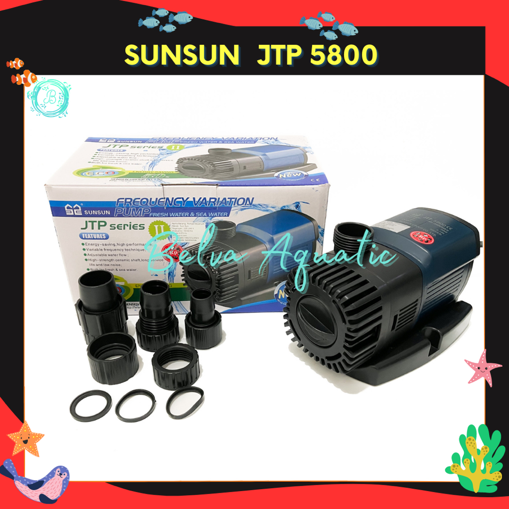 Yamano ACT 5800 AC T5800 Low Watt Pompa Mesin Kolam Aquarium Hidroponik