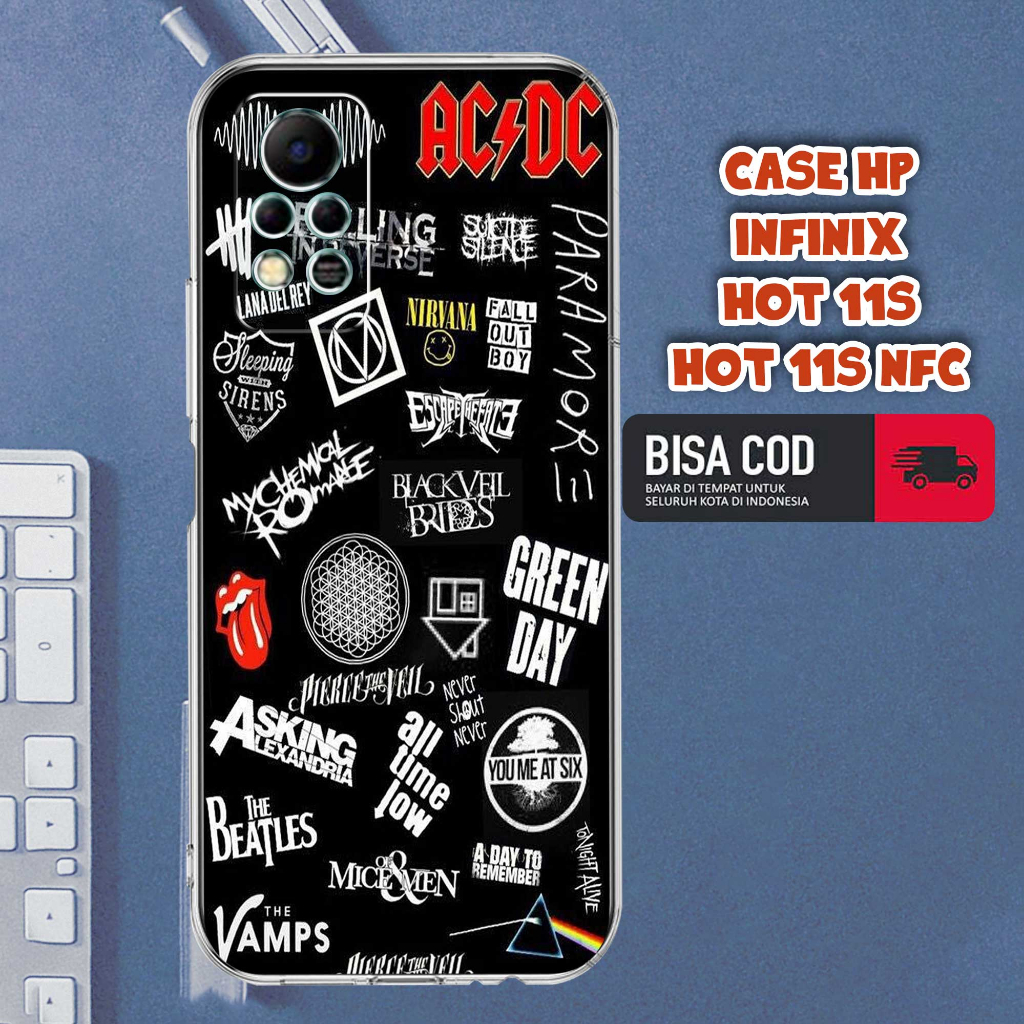 CASE INFINIX HOT 11S NFC MOTIF [POSTER] TERLARIS CASING INFINIX HOT 11S NFC TERBARU CLEAR CASE PROTE