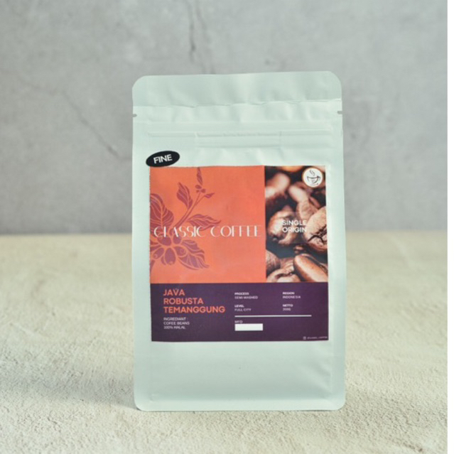 

*Classic Coffee* Robusta Temanggung Kopi Giling/ Beans