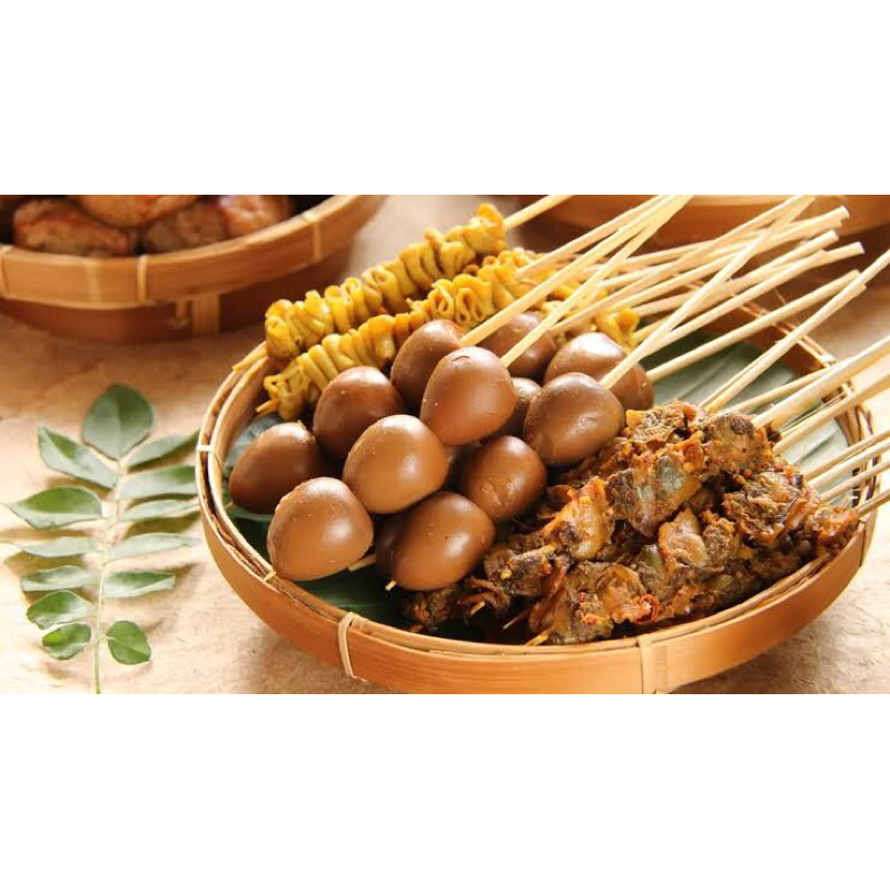 

Sate Angkringan Bacem Frozen/Sate Usus/Sate Kulit