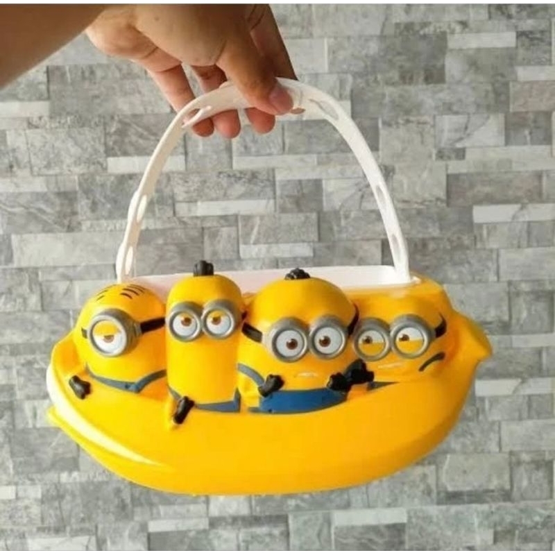 Minion Rise Of Gru Mcdonald Bucket Keranjang Mcdonald Minion Original Minions Tray Mcd Limited Editi