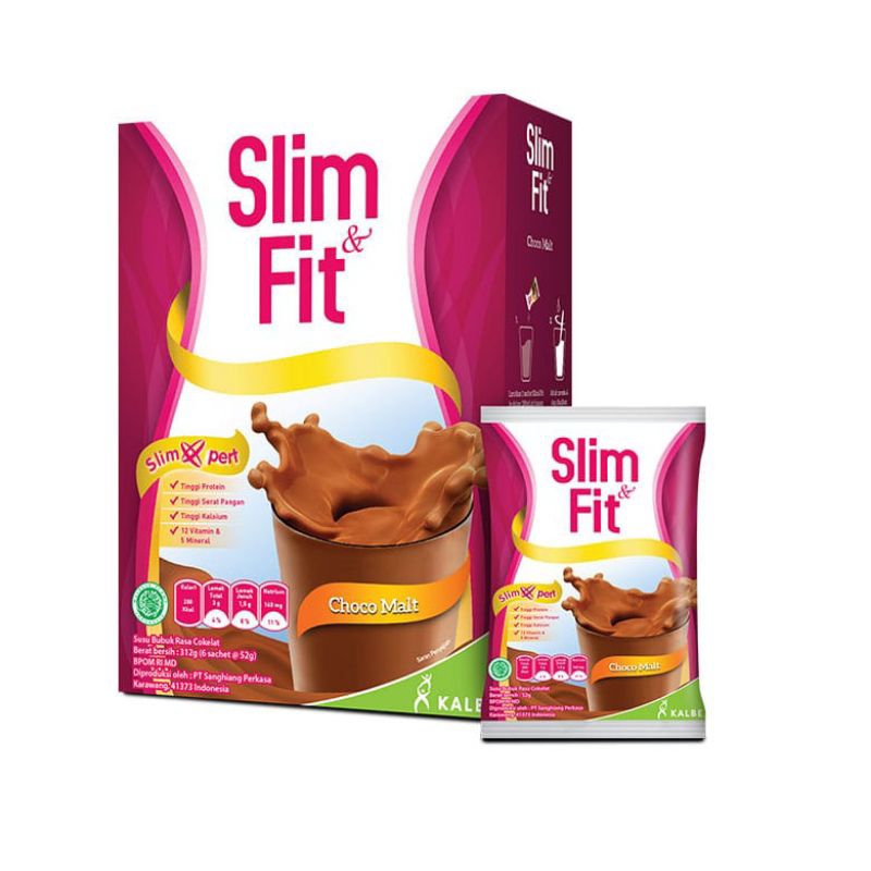 READY STOK  promo terbatas susu slimfit duet kalbe|slim& fit susu diet (COD)