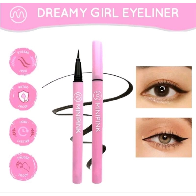 [BPOM]Eyeliner waterproof AMY'S DIARY Quick set Formula Ultra-soft Felt Tip Up to 12H