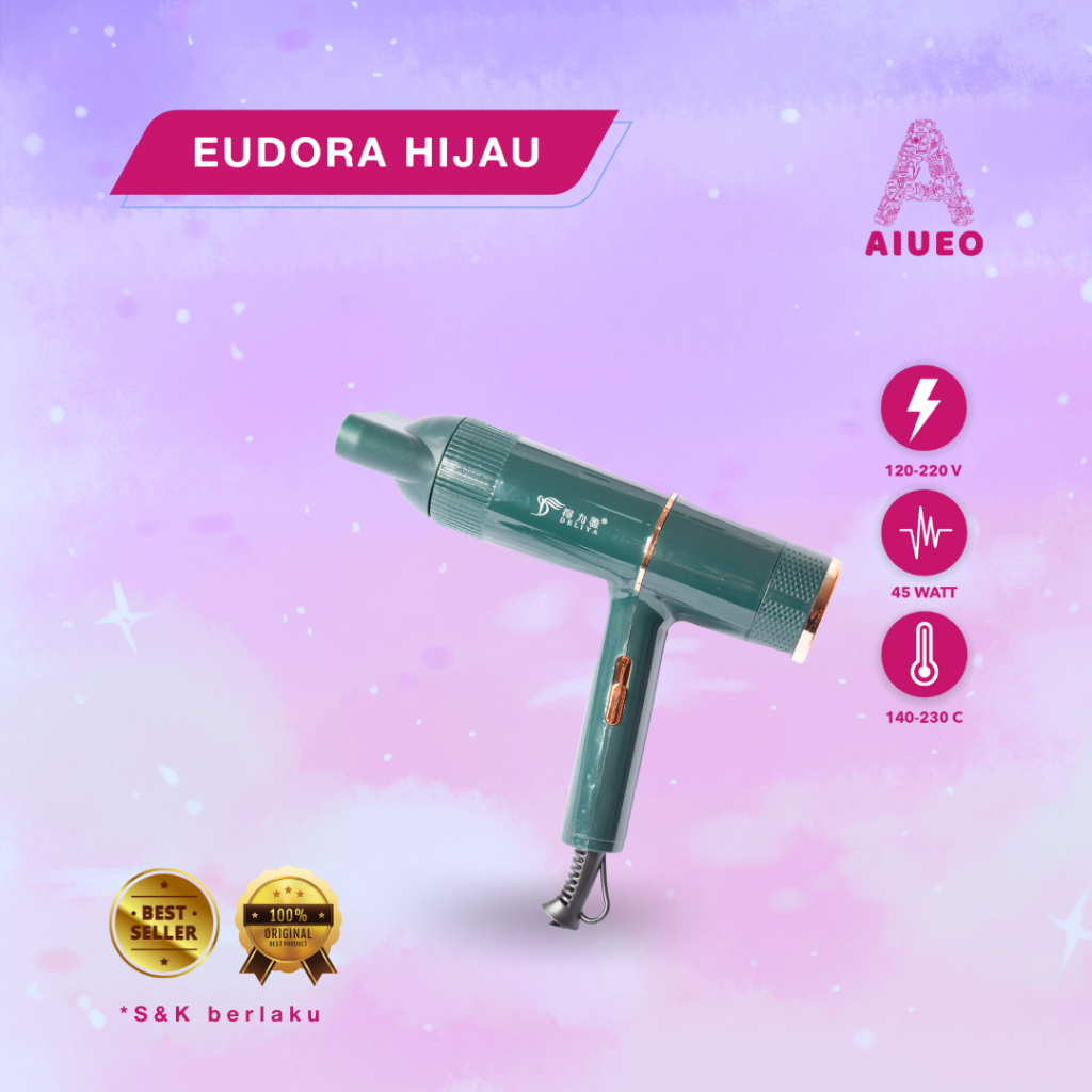 Hair Dryer Pengering Rambut Profesional Salon Eudora | Hairdryer Salon Profesional