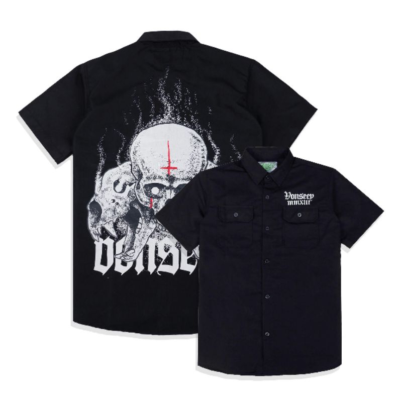 KEMEJA WORK SHIRT CASUAL PRIA WORK SHIRT PRIA CASUAL KEMEJA KASUAL KEMEJA BLACK