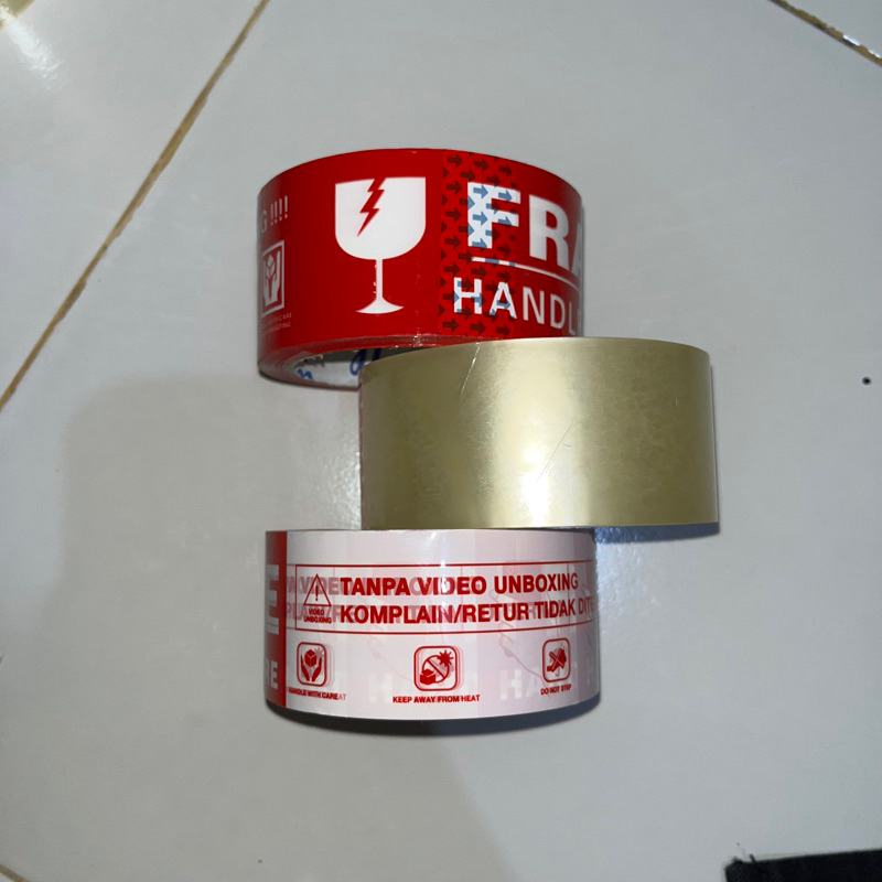 

Selotip bening lakban shopee fragile unboxing olshop siolasi online shop packing 100 yard pengiriman handle with fragile yama tape