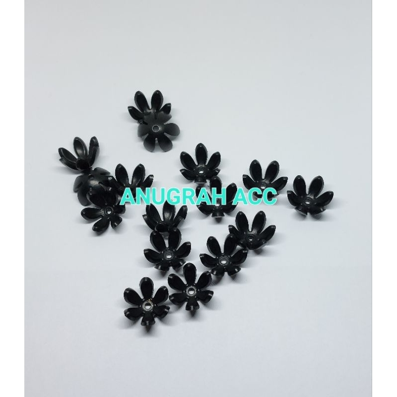 manik kelopak bunga tipe A warna hitam