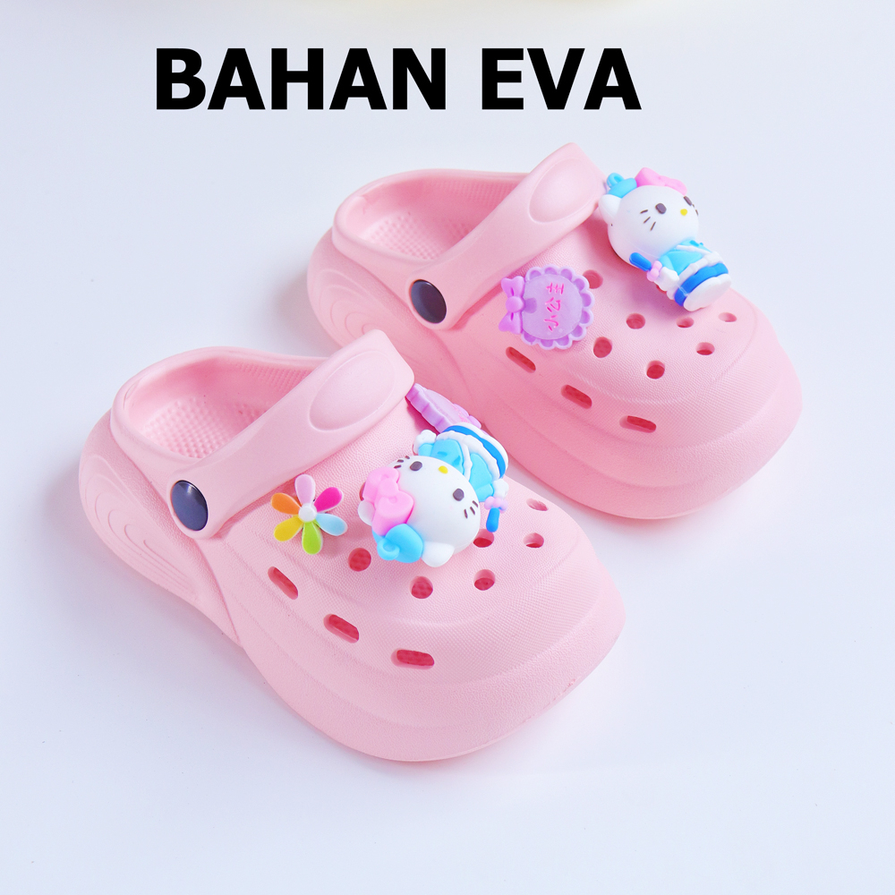 PROMO 12.12 PUNCAK Okaybaby B281 Sandal Slop Halo KETTY IMPORT Cantik Bahan EVA