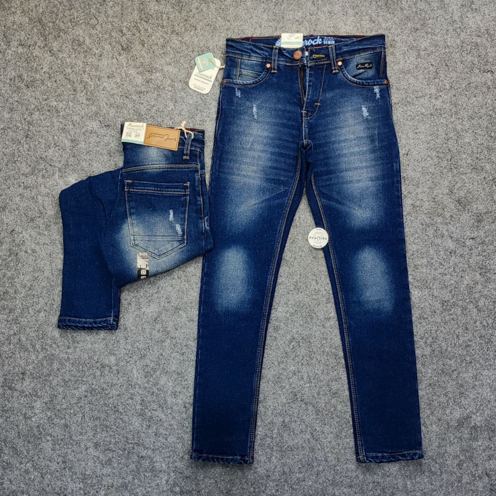 Celana Sobek Pria / Jeans Sobek / Celana Panjang Jeans Ripped Sobek Part 3