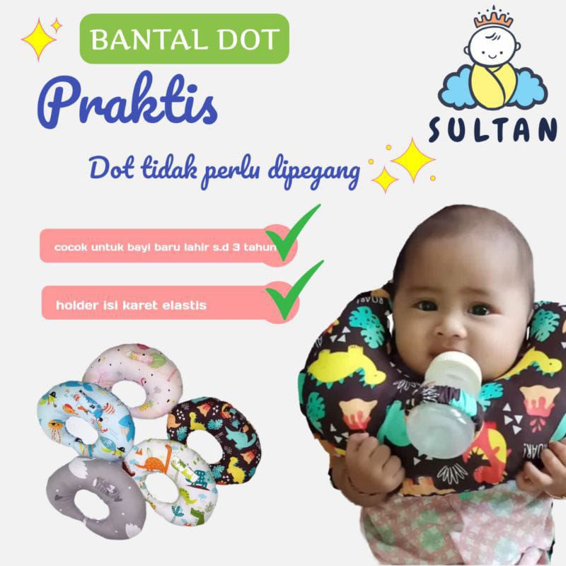 [rumahbayipdg] Bantal dot susu bayi / bantal dot bayi / baby bottle holder