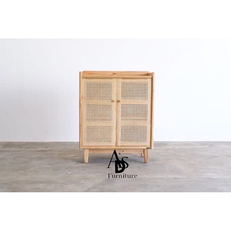 lemari sepatu kayu jati rak sepatu kayu jati rak sepatu rotan